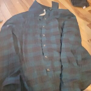 Aeropostale Plaid Boyfriend Fit Shirt